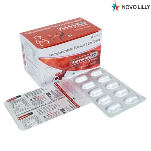 Ferrous Ascorbate Folic Acid & Zinc Tablets