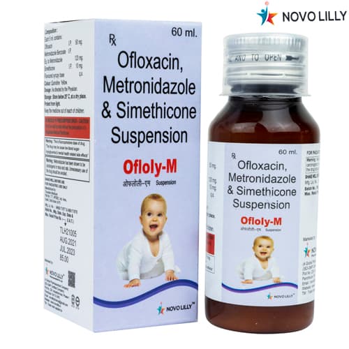 OFLOXACIN METRONIDAZOLE SIMETHICONE SUSPENSION