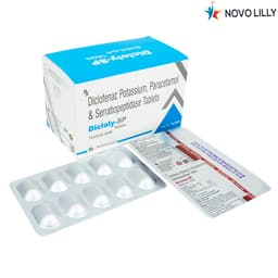 Diclofenac Potassium Paracetamol & Serratiopeptidase Tablets