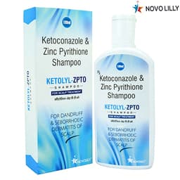 KETOCONAZOLE 2%W/V + ZINC PYRITHIONE 1%W/W SHAMPOO