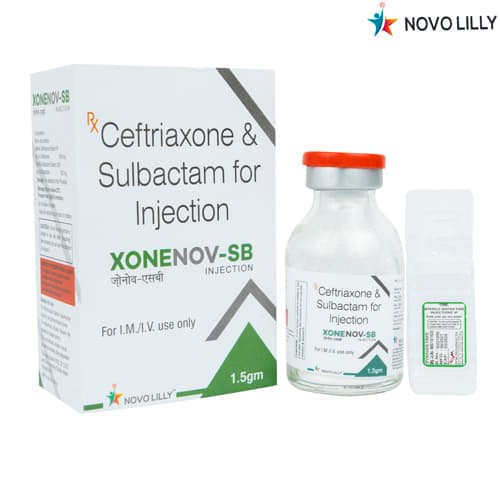 CEFTRIAXONE 1000MG SULBACTAM 500MG INJ